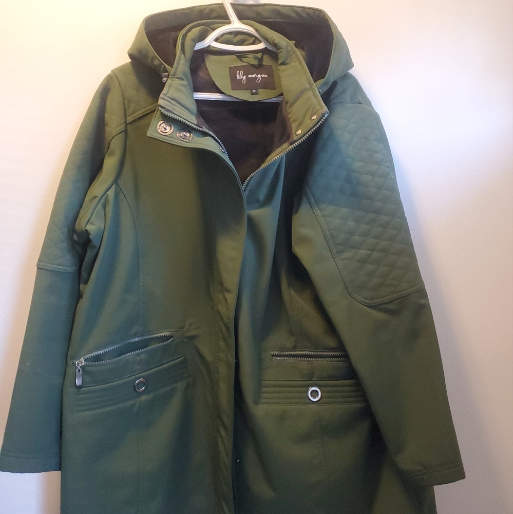 Gorgeous NWOT LILY MORGAN Hooded Jacket